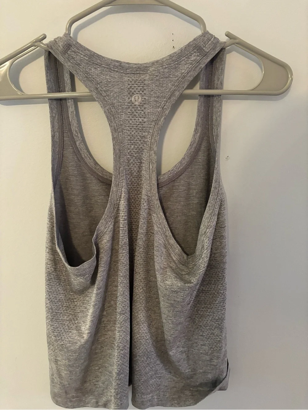 lululemon athletica Gray Racerback Tank Top